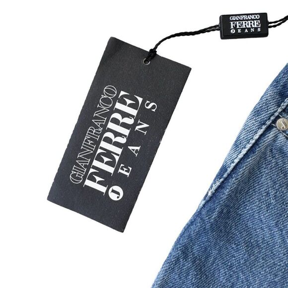 Gianfranco Ferre ITJ High Waist Straight Leg Medium Wash Jeans Women's 31 - Picture 7 of 12
